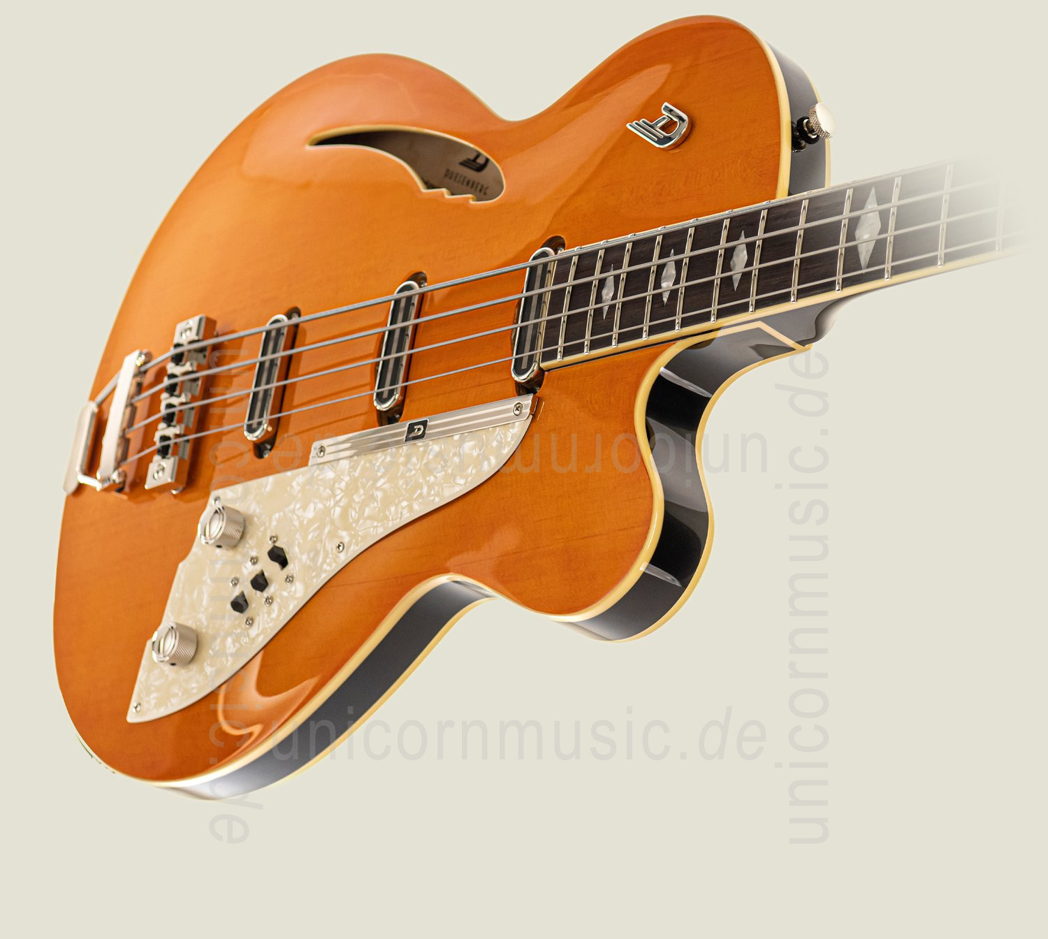 zur Artikelbeschreibung / Preis E-Bass - DUESENBERG Motown Bass + Custom Line Case