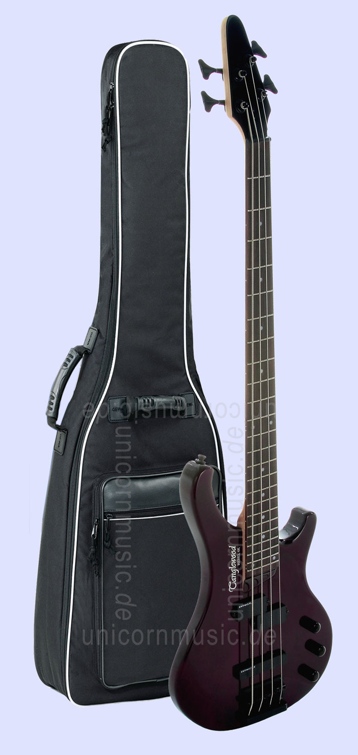 zur Artikelbeschreibung / Preis E-Bass TANGLEWOOD REBEL 4 BK - transparent schwarz
