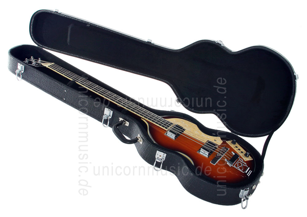 zur Artikelbeschreibung / Preis E-Bass TANGLEWOOD RVB-2-VS-LH - (BEATLE VIOLIN BASS) - inklusive Koffer - Sunburst - Linkshänderversion