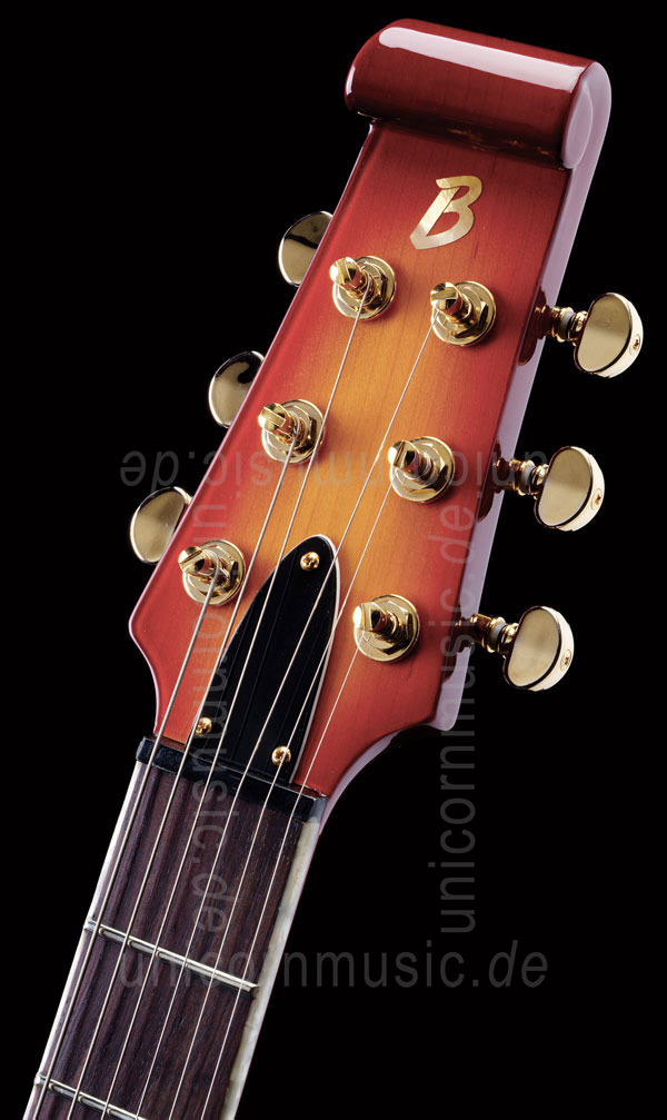 zur Artikelbeschreibung / Preis E-Gitarre BURNS SHADOW  - in Red Burst Lackierung