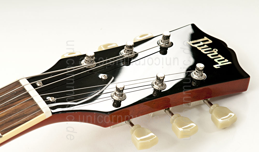 zur Artikelbeschreibung / Preis E-Gitarre BURNY RLG 105 VSB VIOLIN SUNBURST + original Koffer