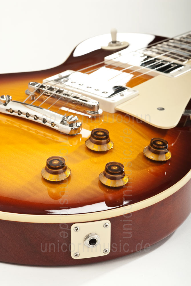 zur Artikelbeschreibung / Preis E-Gitarre BURNY RLG 105 VSB VIOLIN SUNBURST + original Koffer