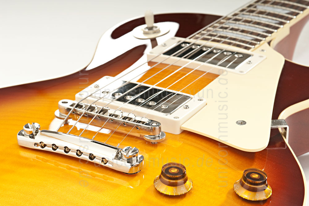 zur Artikelbeschreibung / Preis E-Gitarre BURNY RLG 105 VSB VIOLIN SUNBURST + original Koffer