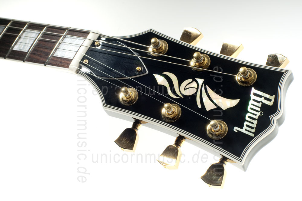 zur Artikelbeschreibung / Preis E-Gitarre BURNY RLC 115 BLK BLACK + original Koffer