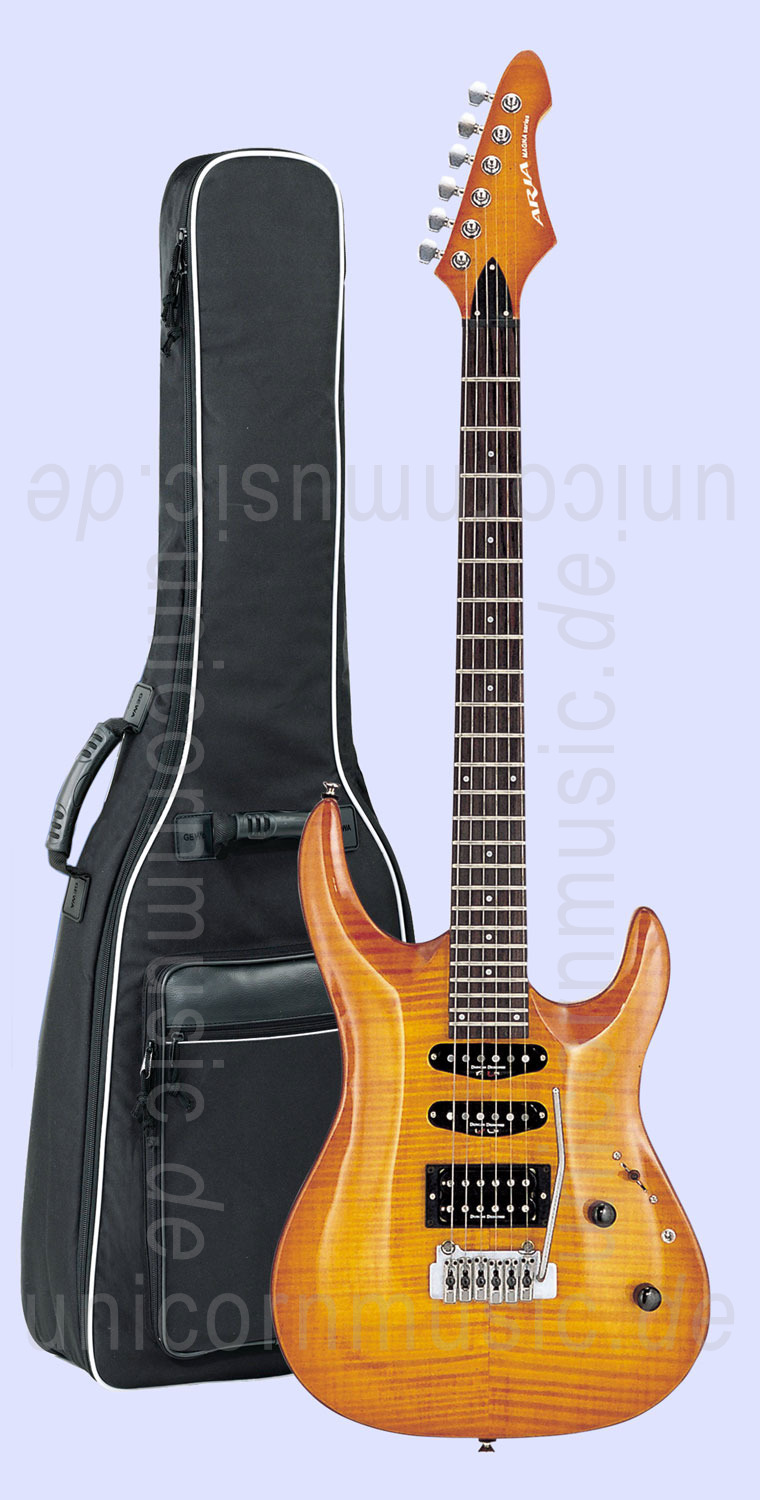 zur Artikelbeschreibung / Preis E-Gitarre ARIA MAC60-AN - amber natural