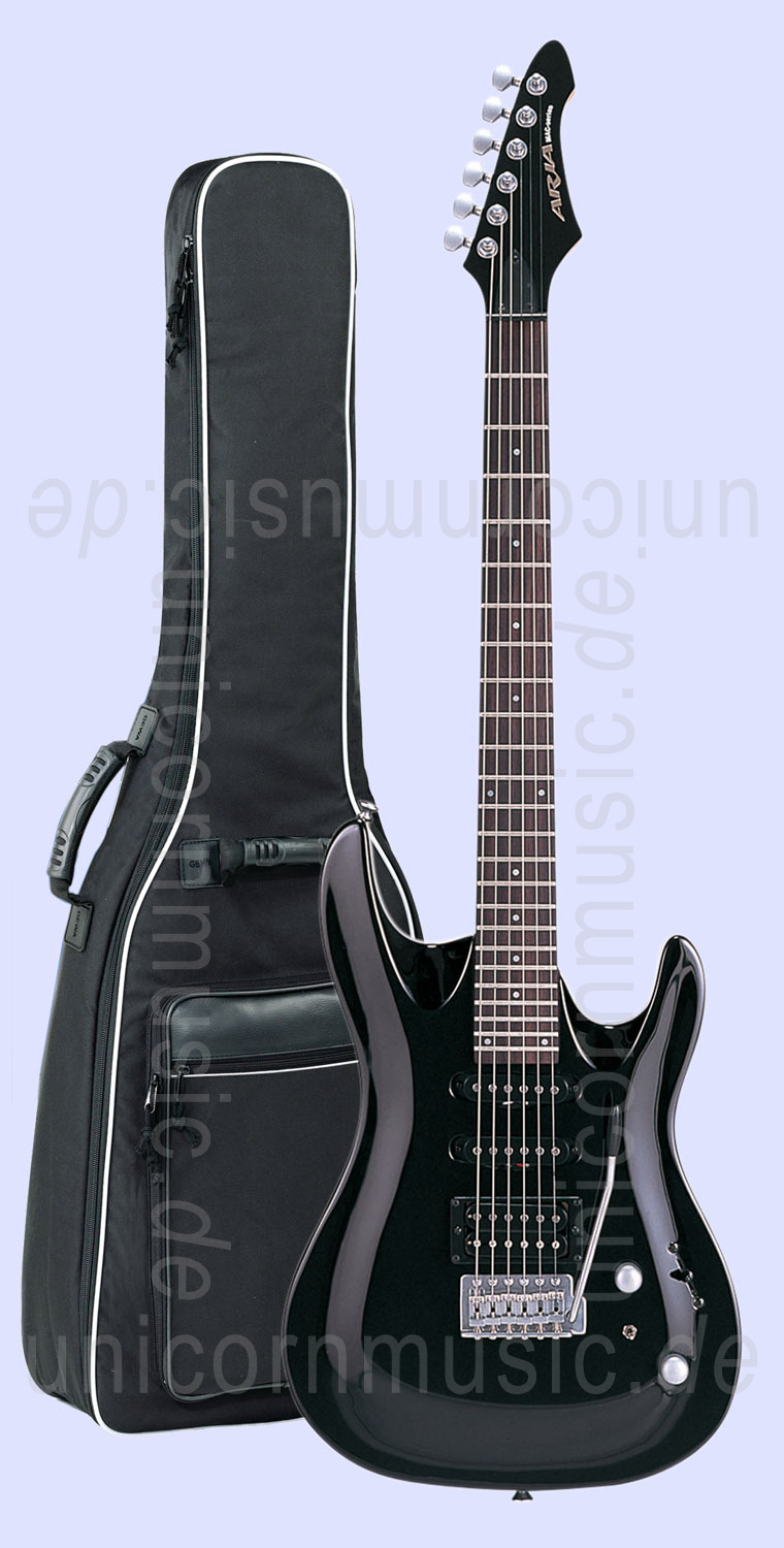 zur Artikelbeschreibung / Preis E-Gitarre ARIA MAC30-DD - schwarz