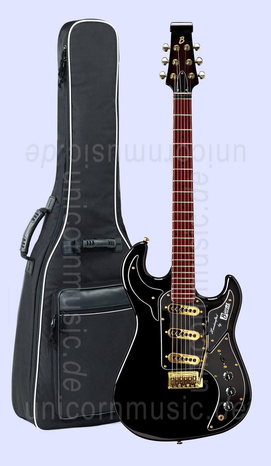 zur Artikelbeschreibung / Preis E-Gitarre BURNS SHADOW  - in Schwarz