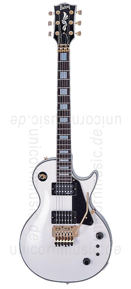 zur Artikelbeschreibung / Preis E-Gitarre BURNY RLC 105S SW FLOYD ROSE - Snow White + Sustainer