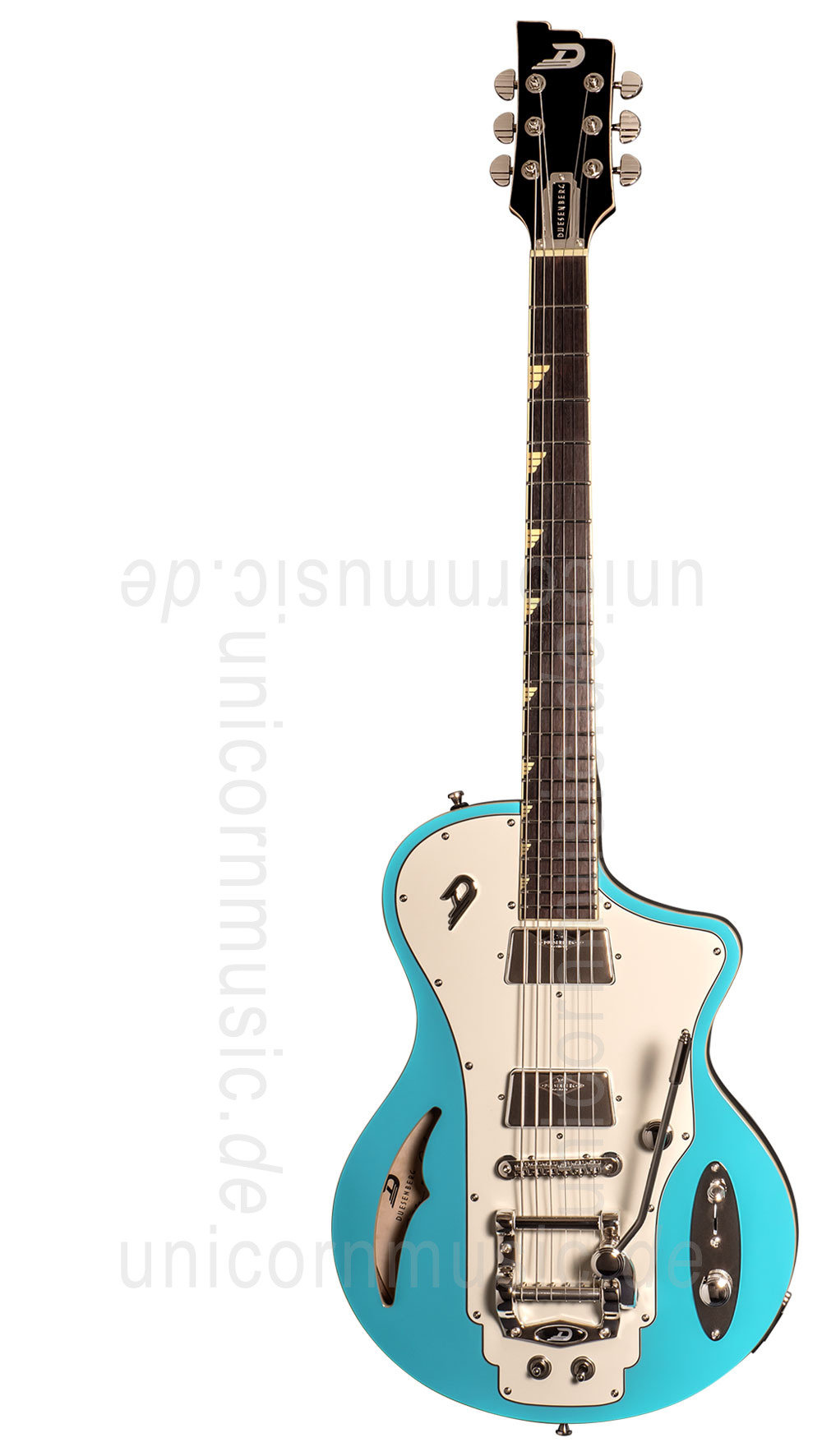 zur Artikelbeschreibung / Preis E-Gitarre DUESENBERG JULIA - Narvik Blue + custom line case