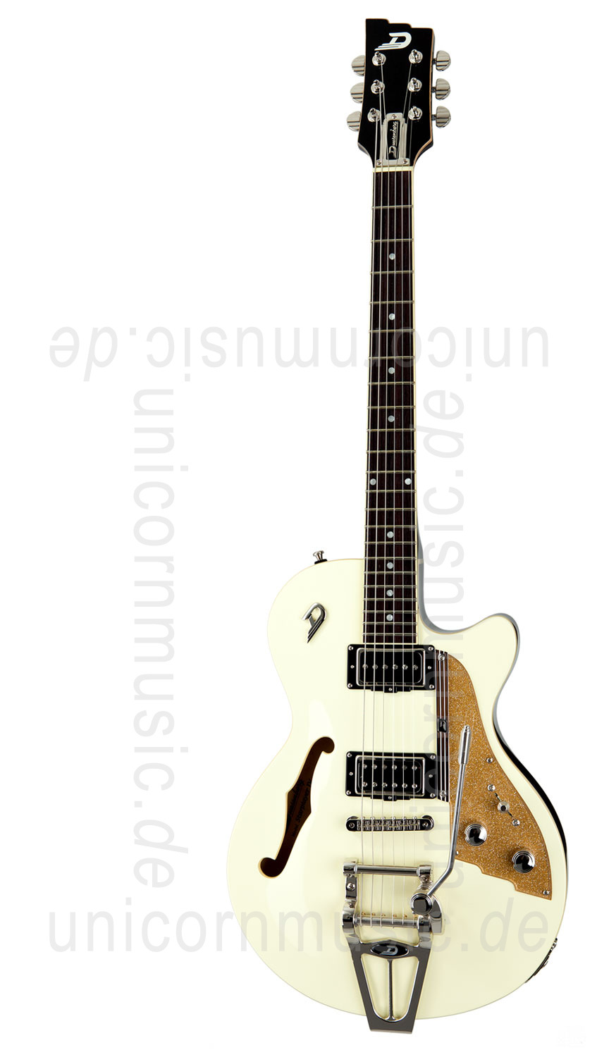 zur Artikelbeschreibung / Preis E-Gitarre DUESENBERG STARPLAYER TV - Vintage White + Custom Line Case