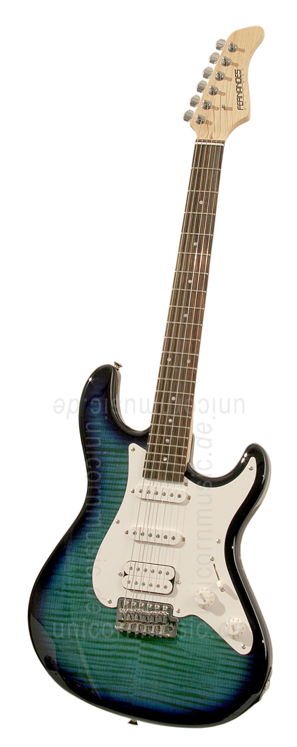 zur Artikelbeschreibung / Preis E-Gitarre FERNANDES RETROROCKET X - SSH Version - Blue Flame