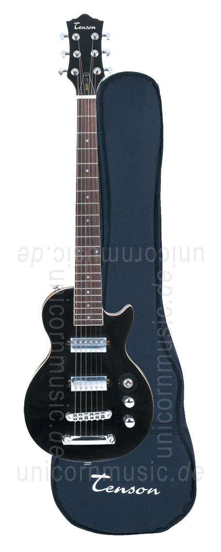 zur Artikelbeschreibung / Preis Kinder E-Gitarre 3/4 TENSON MINI LP - Auch als Reisegitarre geeignet - verschiedene Farben