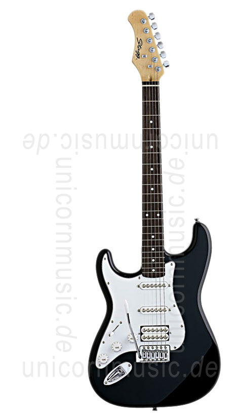 zur Artikelbeschreibung / Preis E-Gitarre STAGG S402-LH-BK - Linkshänder Version