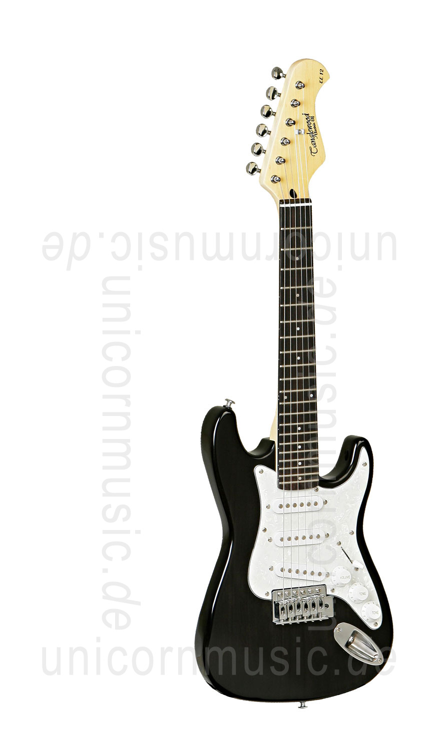 zur Artikelbeschreibung / Preis Kinder E-Gitarre 1/2 TANGLEWOOD TW EE12/S TBK  - Auch als Reisegitarre geeignet