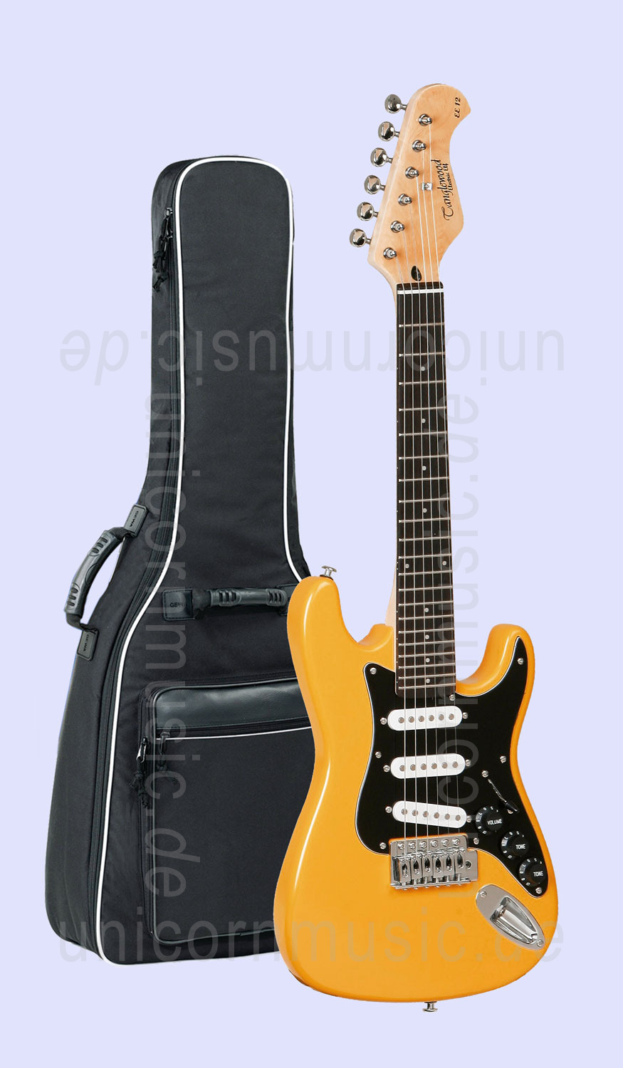 zur Artikelbeschreibung / Preis Kinder E-Gitarre 1/2 TANGLEWOOD TW EE12/S-TV-Y  - Auch als Reisegitarre geeignet
