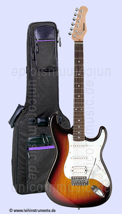 zur Artikelbeschreibung / Preis E-Gitarre WESTONE XS10 - Sunburst