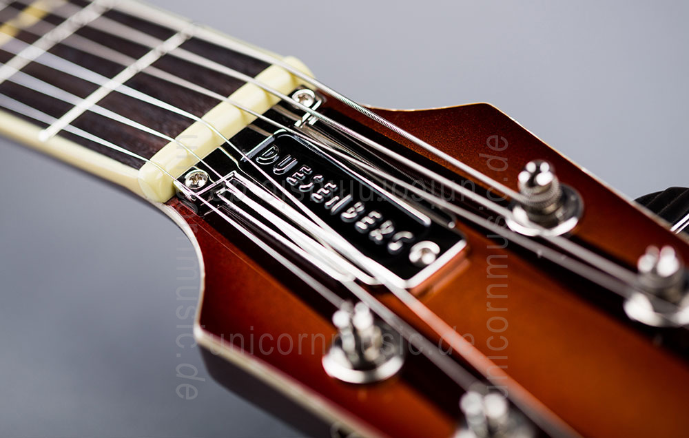 zur Artikelbeschreibung / Preis E-Gitarre DUESENBERG ALLIANCE SERIES JOE WALSH - Gold Burst + Custom Line Case