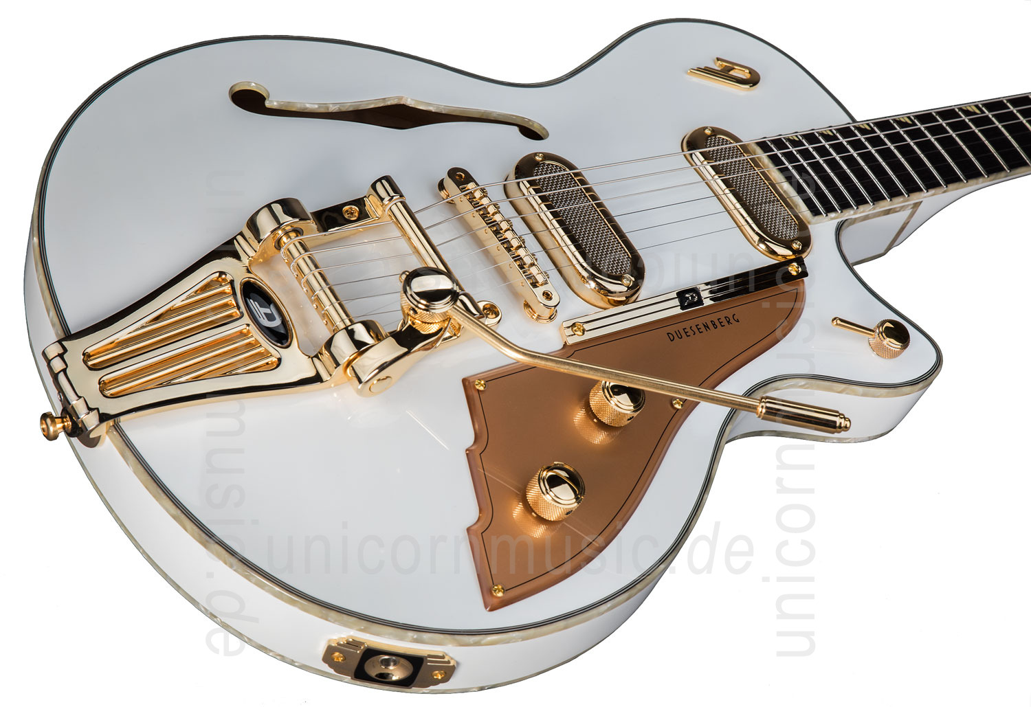 zur Artikelbeschreibung / Preis E-Gitarre DUESENBERG STARPLAYER TV PHONIC - Venetian White + Custom Line Case