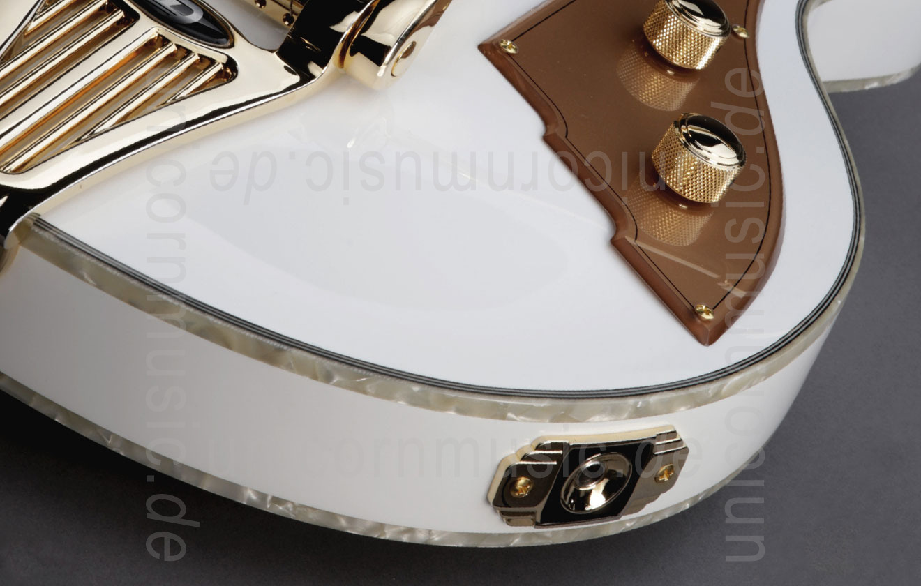 zur Artikelbeschreibung / Preis E-Gitarre DUESENBERG STARPLAYER TV PHONIC - Venetian White + Custom Line Case