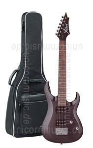 zur Detailansicht Kinder E-Gitarre 3/4 CORT X1 Junior - schwarz Seidenmatt + original Tasche