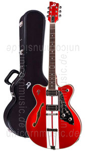zur Detailansicht E-Gitarre DUESENBERG FULLERTON HOLLOW MIKE CAMPBELL 2 - Candy Apple Red + Custom Line Case