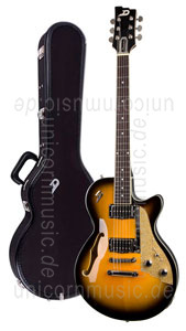 zur Detailansicht E-Gitarre DUESENBERG STARPLAYER TV - Two Tone Sunburst - Stop Tailpiece + Custom Line Case