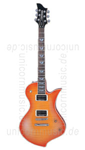 E-Gitarre FERNANDES RAVELLE DELUXE - Honey Burst + Koffer, Neuware kaufen  bei www.unicornmusic.de, Gitarren, E-Gitarren, Musikinstrumente, Gitarre,  E-Gitarre, Egitarre, Elektrogitarre, E-Gitarren-Set, EG-F-RV-DLX-HB