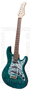 zur Detailansicht E-Gitarre FERNANDES RETROROCKET ELITE 2007 - See Thru Blue - Sustainer + Koffer