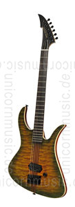 zur Detailansicht E-Gitarre MGH GUITARS Blizzard Beast Deluxe - green amber burst + Softcase - made in Germany
