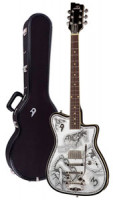E-Gitarre DUESENBERG JOHNNY DEPP Alliance Series - Black - Tremolo + Custom Line Case