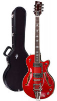 E-Gitarre DUESENBERG STARPLAYER TV DELUXE - Crimson Red + Custom Line Case