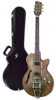 E-Gitarre DUESENBERG STARPLAYER TV Custom Shop - Rusty Steel + Custom Line Case
