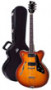 E-Gitarre DUESENBERG FULLERTON HOLLOW Series - Vintage Burst + Custom Line Case