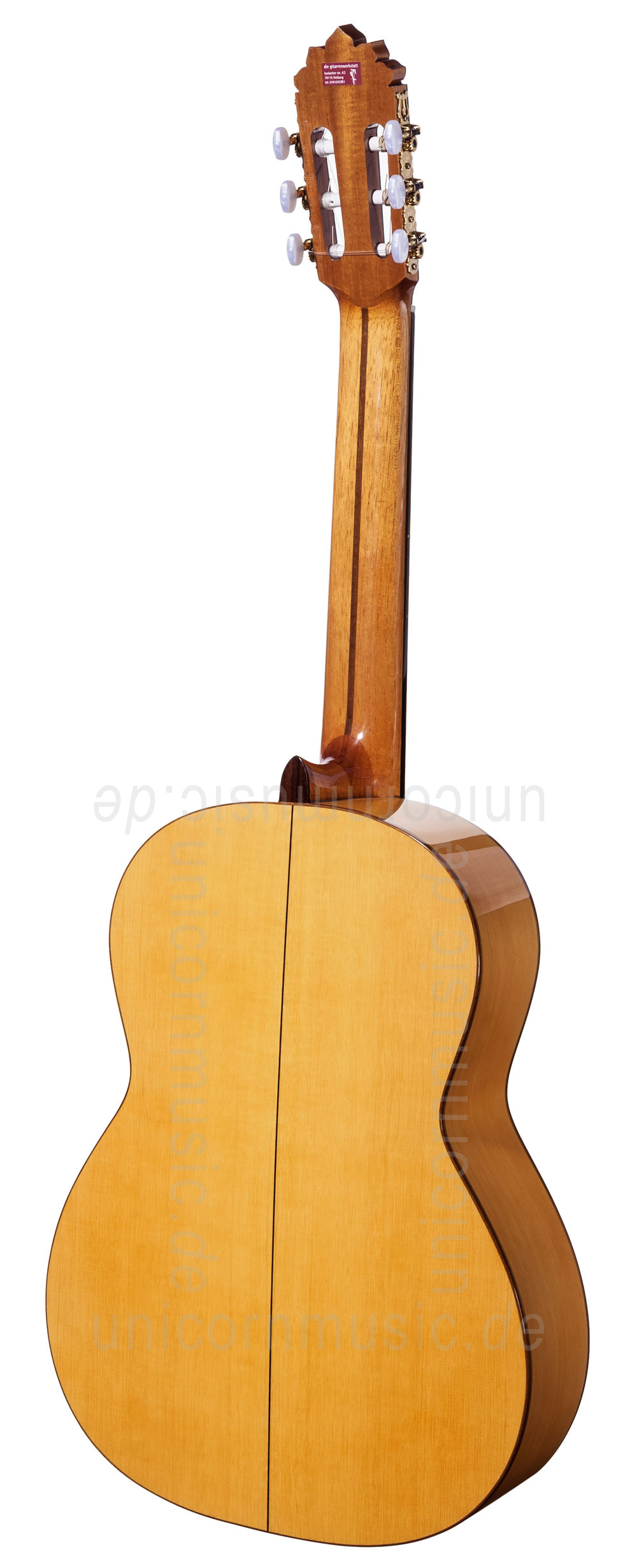 zur Artikelbeschreibung / Preis Spanische Flamencogitarre JOAN CASHIMIRA MODELL 102 - massive Fichtendecke - Zypresse