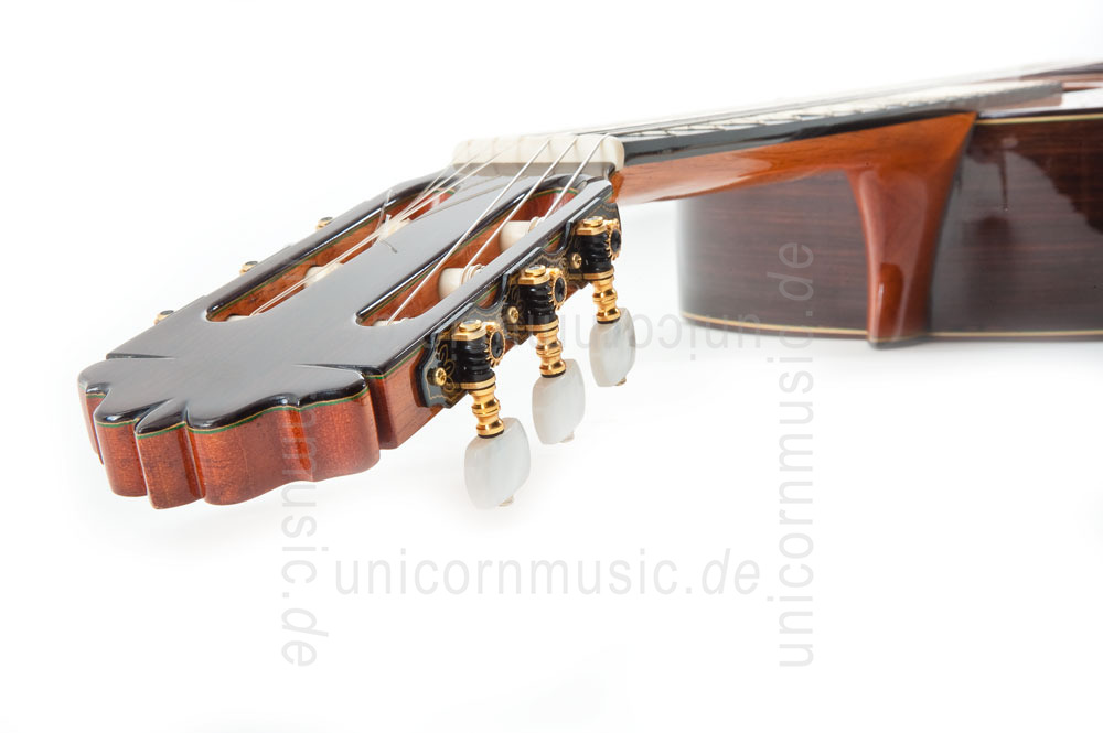 zur Artikelbeschreibung / Preis Spanische Konzertgitarre HERMANOS SANCHIS LOPEZ Modell 1 EXTRA CONCIERTO - vollmassiv - Zedern Decke + Koffer