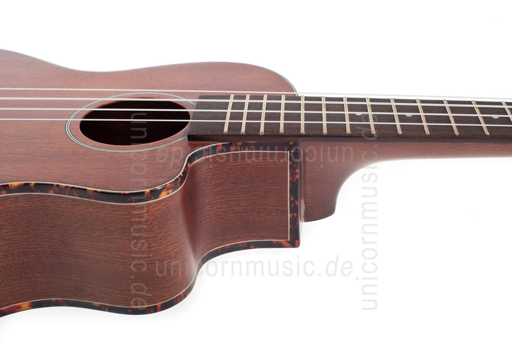 zur Artikelbeschreibung / Preis Konzert Ukulele - KORALA UKC/60-CENT - Tonabnehmer - Cutaway - Mahagoni Decke