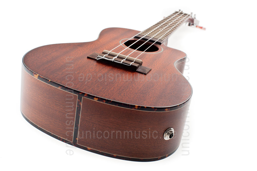 zur Artikelbeschreibung / Preis Konzert Ukulele - KORALA UKC/60-CENT - Tonabnehmer - Cutaway - Mahagoni Decke