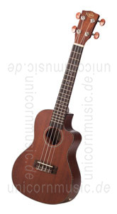 zur Detailansicht Konzert Ukulele - KORALA UKC/60-CENT - Tonabnehmer - Cutaway - Mahagoni Decke