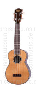 zur Detailansicht Sopran Ukulele - MOANA UK-70 RWDXG - Palisander - massive Zederndecke  + Tasche