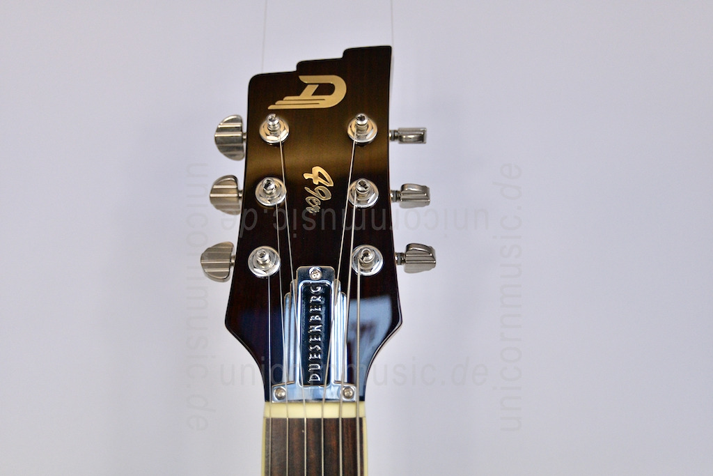 zur Artikelbeschreibung / Preis E-Gitarre DUESENBERG 49er - Black LH + Custom Line Case