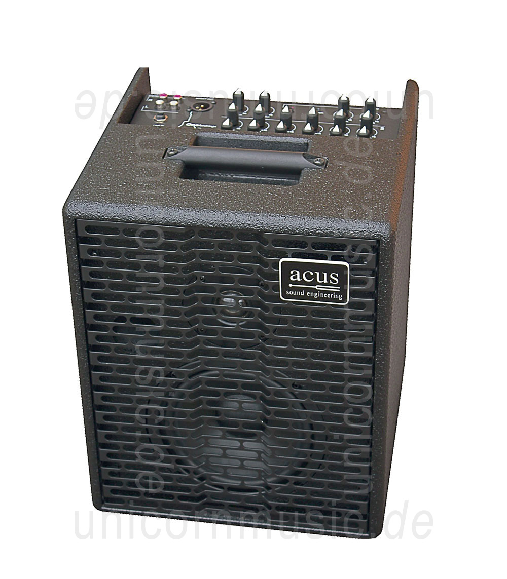zur Artikelbeschreibung / Preis Akustikverstärker - ACUS ONE 6 Black - 3x Kanal (2x Instrumental / getrennt regelbar)