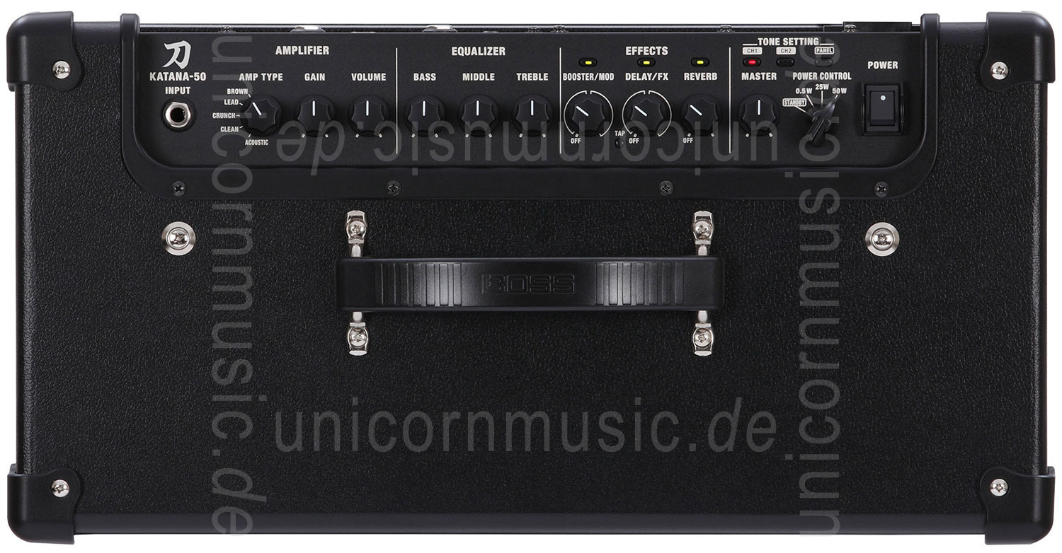 zur Artikelbeschreibung / Preis E-Gitarrenverstärker ROLAND BOSS KATANA 50 V2.0 - Combo