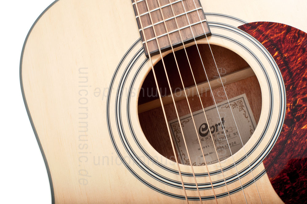 zur Artikelbeschreibung / Preis Western-Gitarre CORT EARTH 70  E + Fishman - Dreadnought - massive Fichtendecke