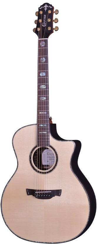 zur Artikelbeschreibung / Preis Western-Gitarre - CRAFTER SRP G-36ce - Grand Auditorium - massive Fichtendecke