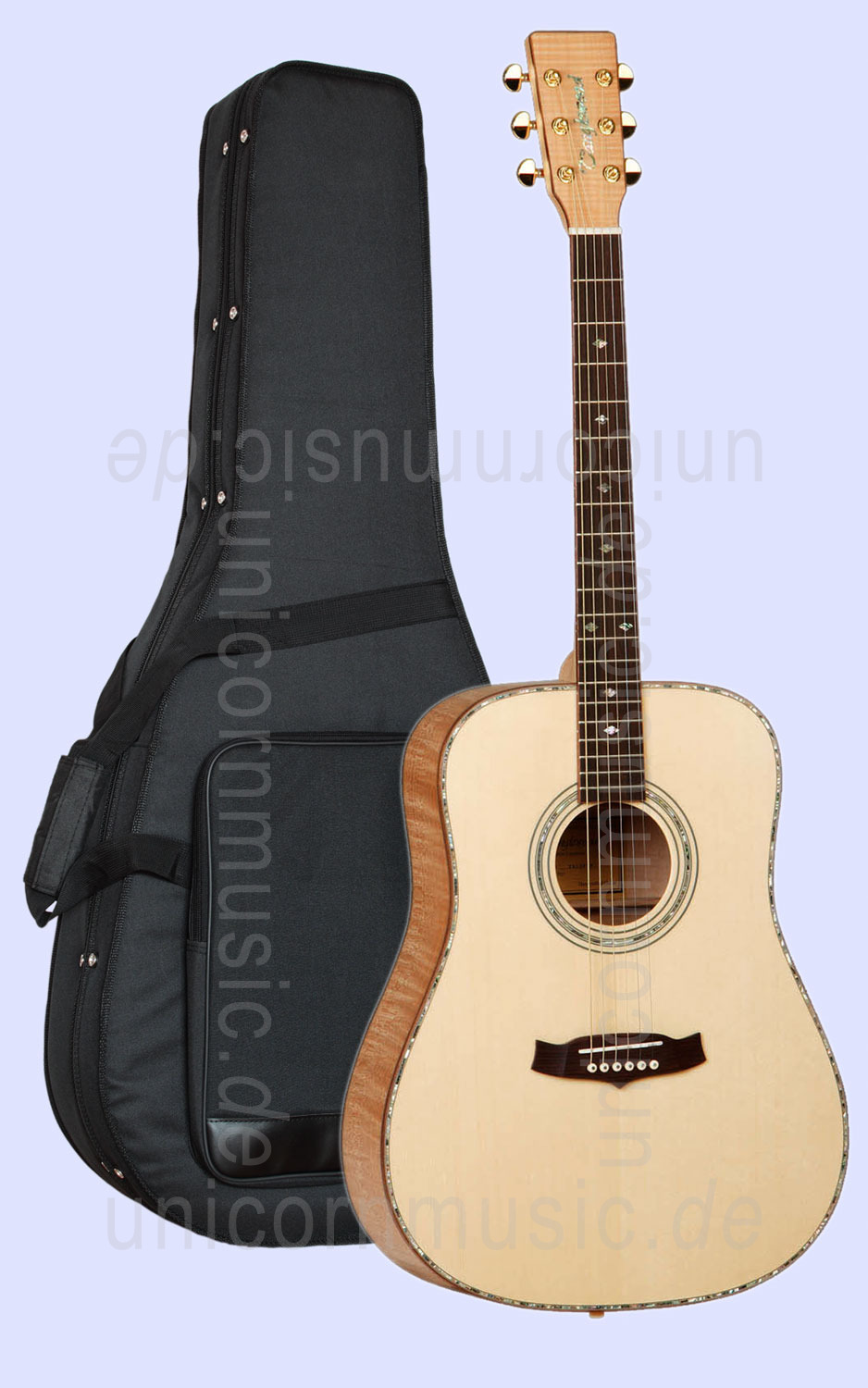 zur Artikelbeschreibung / Preis Western-Gitarre TANGLEWOOD TW15/FMP - Sundance Series - Dreadnought - massive Decke