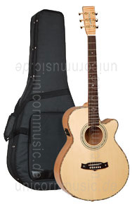 zur Detailansicht Western-Gitarre TANGLEWOOD TW46-FMP-B - Sundance Series - B-Band - Super Folk - Elektro Cutaway - massive Decke