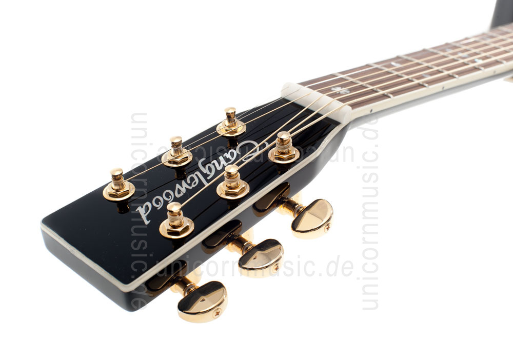 zur Artikelbeschreibung / Preis Western-Gitarre TANGLEWOOD TW49/BK DLX E - Sundance Series - Fishman Presys Plus EQ - Super Folk - Cutaway - masive Decke + Boden